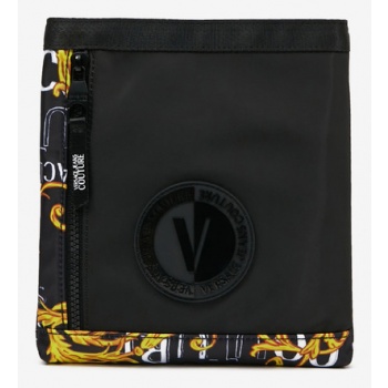 versace jeans couture cross body bag black polyester