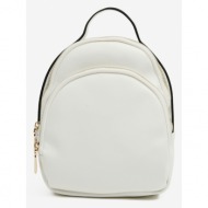 orsay backpack white polyurethane