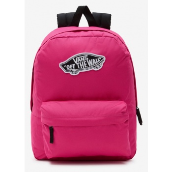 vans realm backpack pink textile σε προσφορά