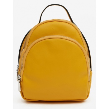 orsay backpack yellow polyurethane