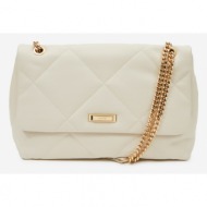 orsay handbag beige main part - polyurethane; lining - polyester