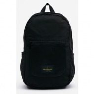 calvin klein jeans backpack black recycled polyester, polyester