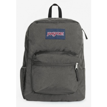 jansport cross town backpack grey 100% polyester σε προσφορά
