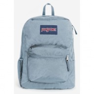 jansport cross town backpack blue 100% polyester