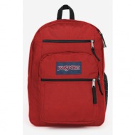jansport big student backpack red 100% polyester