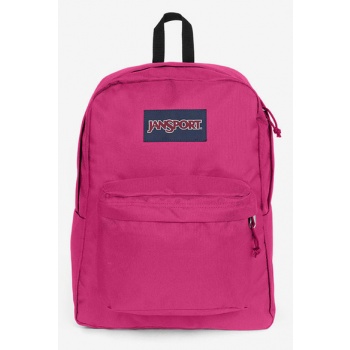 jansport superbreak one backpack pink 100% polyester σε προσφορά
