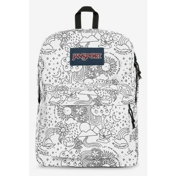 jansport superbreak one backpack white 100% polyester σε προσφορά