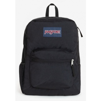 jansport cross town backpack black 100% polyester
