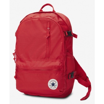 converse straight edge backpack red 100% polyester σε προσφορά