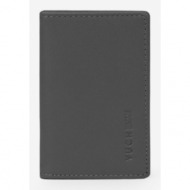 vuch barion wallet grey genuine leather, polyester