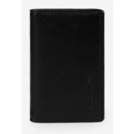 vuch barion wallet black genuine leather, polyester