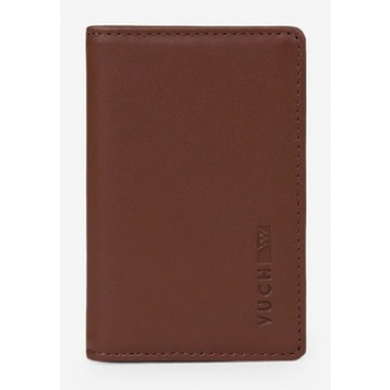 vuch barion wallet brown genuine leather, polyester σε προσφορά