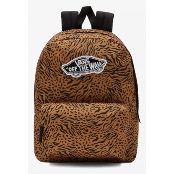 vans realm backpack brown 100% polyester σε προσφορά