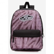vans realm backpack violet 100% polyester