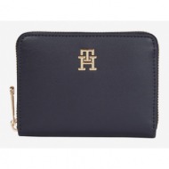 tommy hilfiger wallet blue synthetic