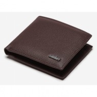 ombre clothing wallet brown outer part - genuine leather; lining - polyester