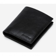 ombre clothing wallet black outer part - genuine leather; lining - polyester