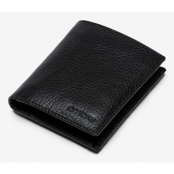 ombre clothing wallet black outer part - genuine leather; σε προσφορά