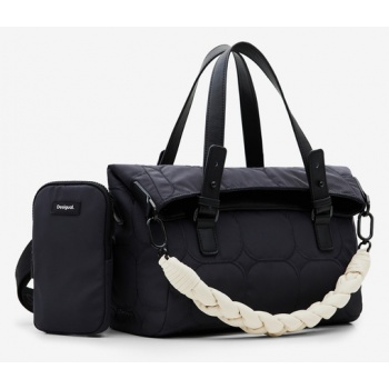 desigual be random loverty 2.0 handbag black 100% polyester σε προσφορά