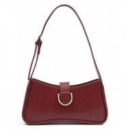 orsay handbag red artificial leather