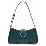 orsay handbag green artificial leather