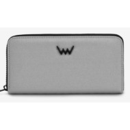 vuch bagio wallet grey polyester