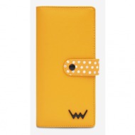 vuch hermione wallet yellow artificial leather