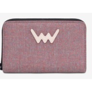 vuch ezra wallet pink recycled oxford