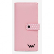 vuch hermione wallet pink faux leather