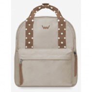 vuch zimbo backpack brown recycled oxford