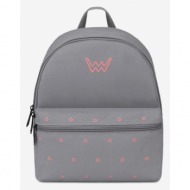 vuch miles backpack grey polyester
