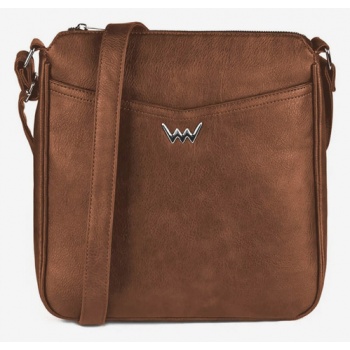 vuch neliss cross body bag brown faux leather σε προσφορά