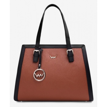vuch pritta handbag brown genuine leather σε προσφορά