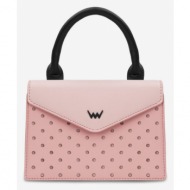 vuch effie handbag pink faux leather