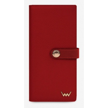 vuch verdi wallet red genuine leather σε προσφορά