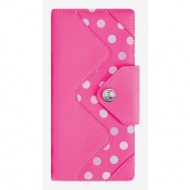 vuch tanita wallet pink faux leather