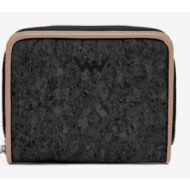 vuch hope black wallet black recycled oxford, cork
