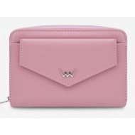 vuch rubis wallet pink genuine leather