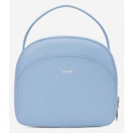 vuch lori handbag blue genuine leather