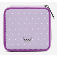 vuch ringer wallet violet artificial leather