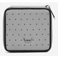 vuch ringer wallet grey artificial leather