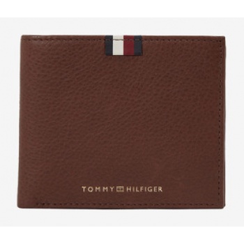 tommy hilfiger wallet brown genuine leather σε προσφορά