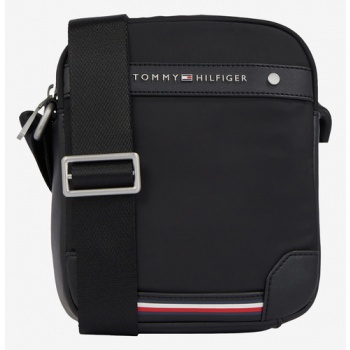 tommy hilfiger central mini reporter bag black recycled σε προσφορά
