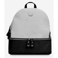 vuch brody backpack grey artificial leather