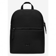 vuch heroy backpack black genuine leather