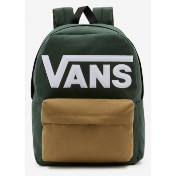 vans old skool backpack green outer part - polyester; σε προσφορά