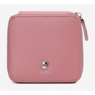 vuch patricia wallet pink genuine leather
