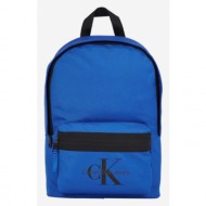 calvin klein jeans sport essentials campus backpack blue 100 % recycled polyester