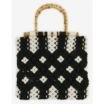 orsay handbag black cotton, polyester σε προσφορά