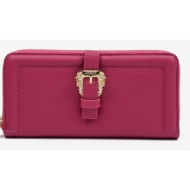 versace jeans couture wallet pink polyurethane